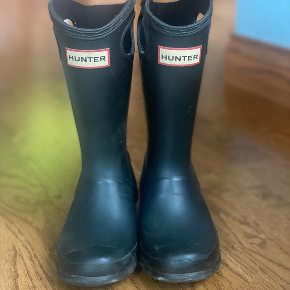 Black Hunter Boots, kids size 13 - Picture 1 of 5